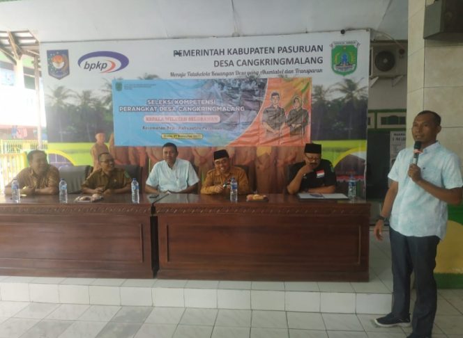 
 Hari Ini Panitia Penjaringan Perangkat Desa Cangkringmalang Gelar Seleksi Kompetensi Kawil Dusun Selorawan