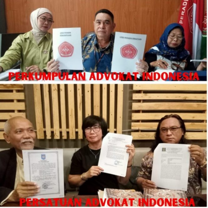 
 Dua Organisasi PERADIN Saling Klaim Legalistas, BPW PERADIN JATIM PERADIN Adalah Organisasi Advokat Tertua di Indonesia