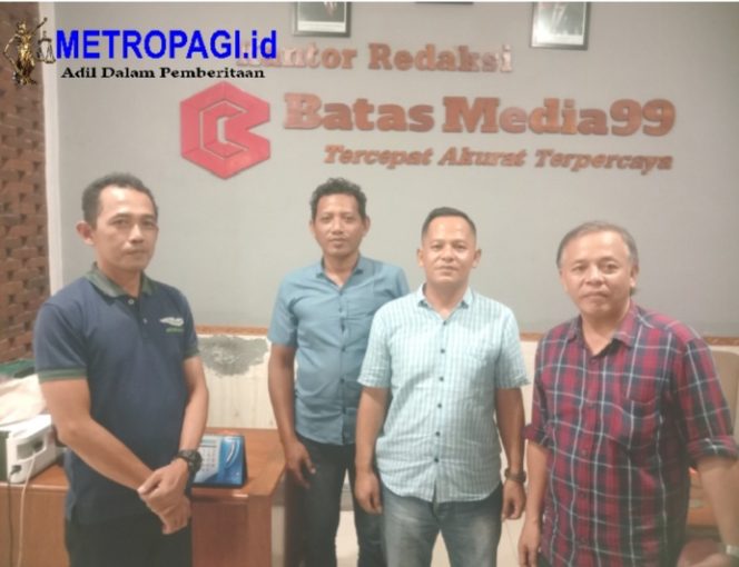
 Koordinasi dan Konsolidasi Dua Pucuk Pimpinan Redaksi Media Metropagi.id Dengan Batasmedia99.com