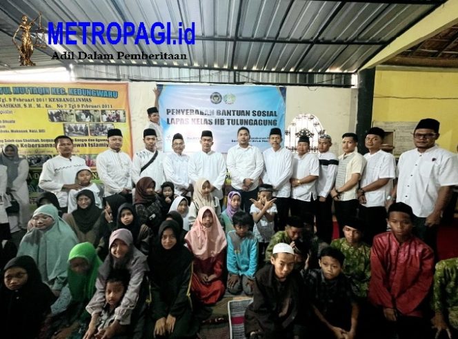 
 PERINGATI HARI BHAKTI PEMASYARAKATAN KE-61, LAPAS TULUNGAGUNG BERBAGI BERKAH DENGAN ANAK YATIM