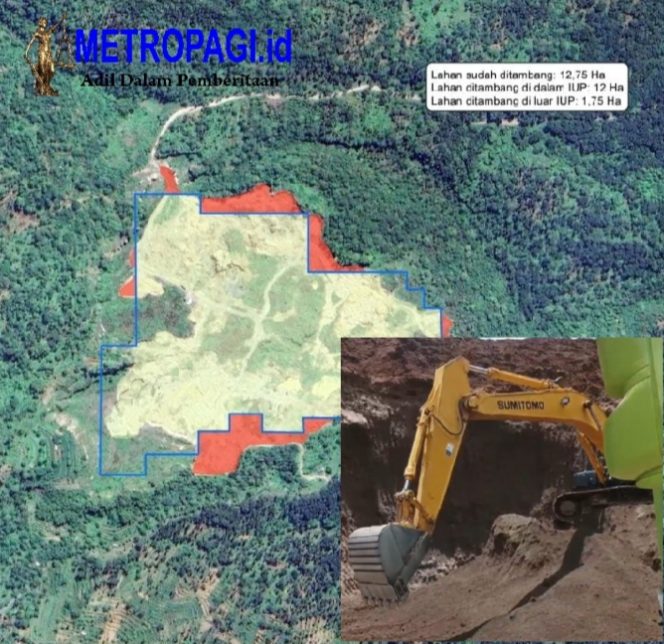 
 Format : Tutup Segera Perusahaan Tambang CV. Jaya Corpora Yang Diduga Melakukan Penambangan Diluar IUP, Polda Jangan Diam Saja