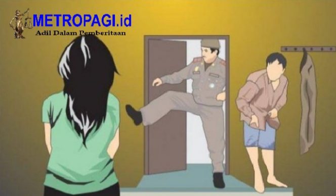 
 Geger..!! Suami Gerebek Istri Sedang Selingkuh Dengan Perangkat Desa Jatirojoyoso Malang di Kos-kosan