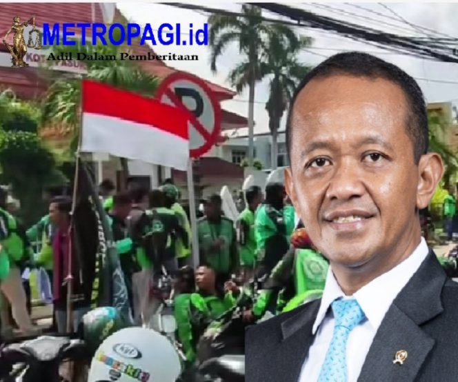 
 BBM Kualitas Rendah, Motor Banyak Yang Rusak, Ratusan Ojol Gelar Demonstrasi di Depan Gedung DPRD Kota Pasuruan