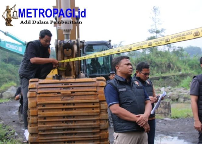 
 Bareskrim Polri Tindak Tambang Pasir Ilegal di Kawasan Taman Nasional Gunung Merapi