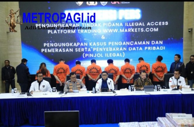 
 Bareskrim Polri Tangkap WNI Pembobol Platform Trading International Markets Rugikan Perusahaan 6,67 Miliar