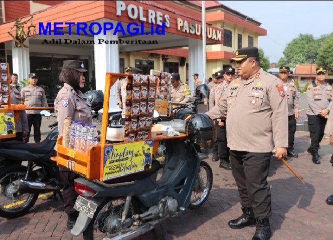 
 Polres Pasuruan Luncurkan Program KOPLING, Ruang Curhat Warga Sambil Ngopi