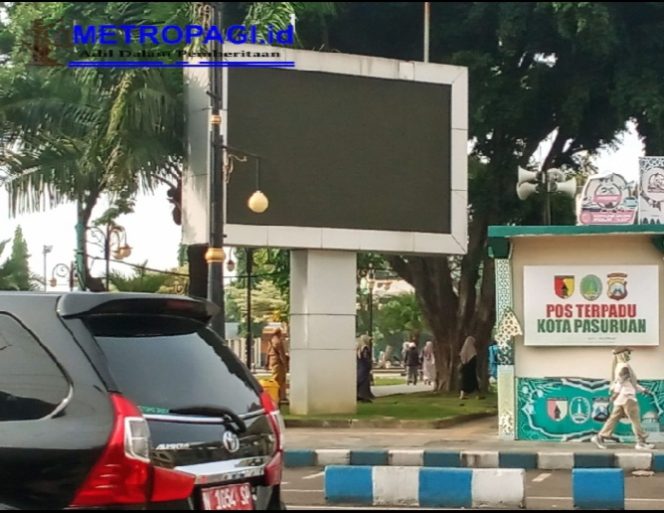 
 Vidiotron Kebanggaan Kota Pasuruan Mati Total dan Tidak Terawat