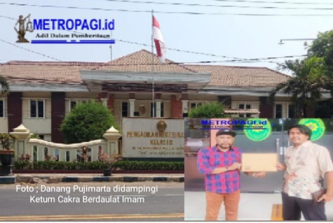 
 Pembangunan Banyu Biru Park Menyisahkan Masalah, Hutang Bahan Banguna Belum Terbayar Kades Sumberejo Digugat