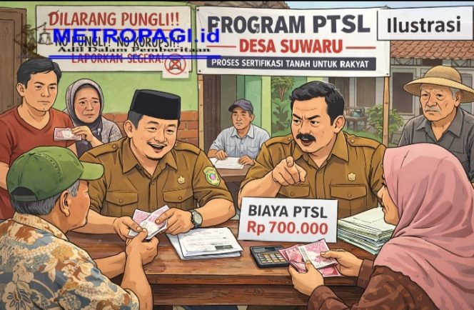 
 Camat Pagelaran Tegaskan PTSL Belum Ada di Desa Suwaru, Bantah Dugaan Pungli Rp700 Ribu