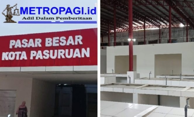 
 Revitalisasi Pasar Besar Kota Pasuruan Minyisahkan Masalah, Pemilik Sah Lapak Lama Malah Terusir
