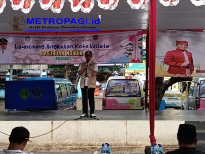 
 Launching Angkutan Kota Wisata “Pasuruan Ngider (Pasder)” Resmi Digelar di Terminal