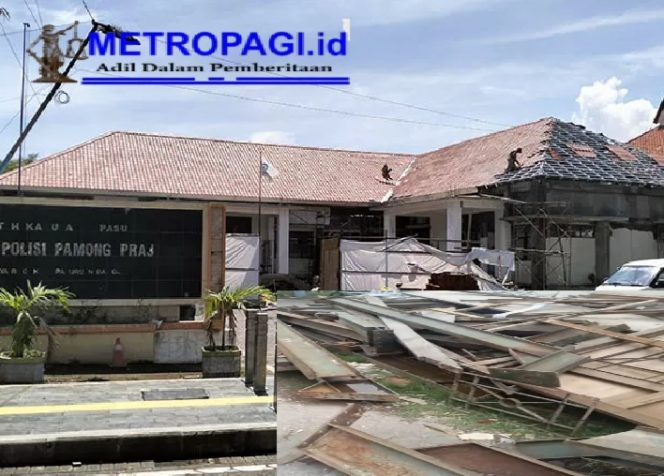 
 Aset Negara Diduga Dijarah Maling Berseragam, Material Bekas Rehab Bangunan Satpol PP Raib, Kejari Diminta Usut