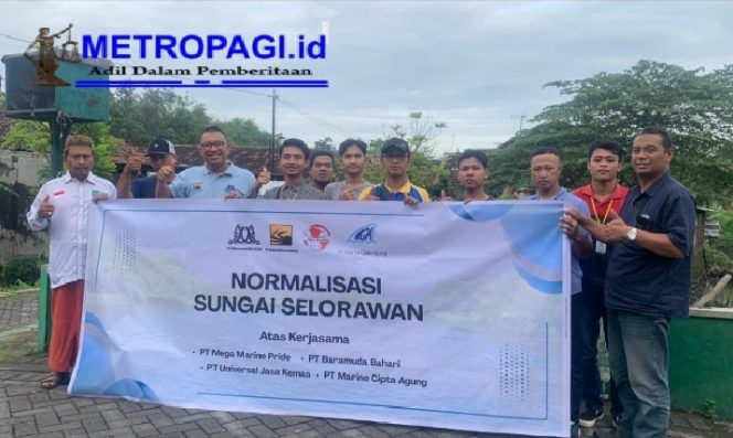 
 Bentuk Tanggung Jawab Terhadap Lingkungan, 4 Perusahaan di Beji Pasuruan Gotong Royong Normalisasi Sungai Untuk Antisipasi Banjir
