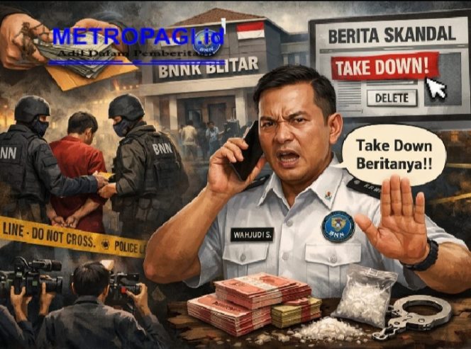 
 Aroma Busuk Dugaan Tangkap Peras dan Lepas Kasus Sabu Puluhan Juta, Kepala BNNK Blitar: Kalau Bisa Itu di Take Down