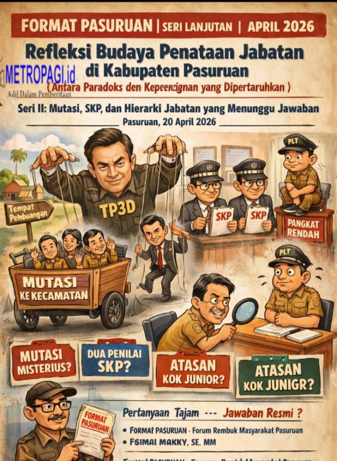 
 Refleksi Budaya Penataan Jabatan di Kabupaten Pasuruan, Antara Paradoks dan Kepercayaan yang Dipertaruhkan 