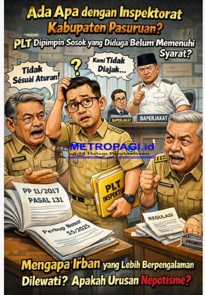 
 Ketika Lembaga Pengawas Dipimpin Orang yang Diduga Belum Memenuhi Syarat, Ada Apa dengan Inspektorat ?