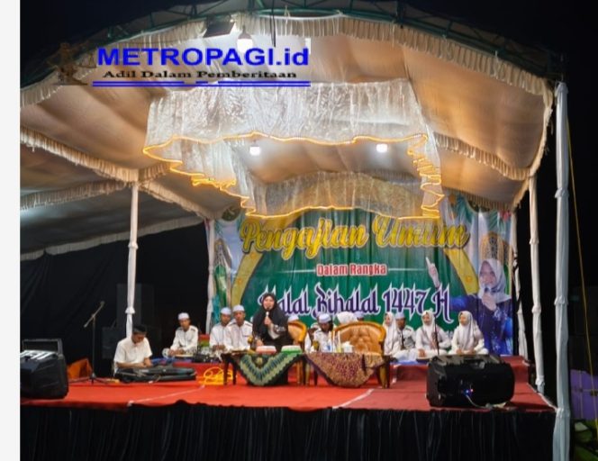 
 Mempererat Silaturahmi, Pemdes Pingkuk Gelar Pengajian Umum dan Halal Bihalal 1447 H