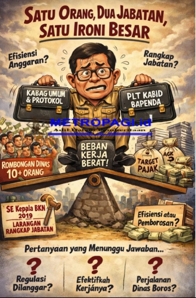 
 Ironi..!! Dugaan Penyimpangan Tata Kelola Kepegawaian di Kab. Pasuruan, Satu Orang Rangkap Dua Jabatan