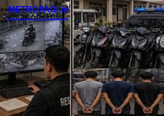 
 Tiga Tersangka Curanmor Dibekuk Polres Sumenep 