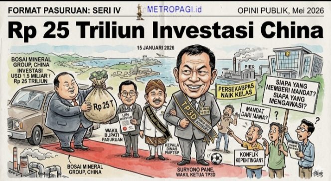 
 Rp 25 Triliun Investasi China, Siapa Yang Memberi Mandat dan Siapa yang Mengawasi?