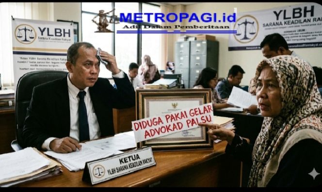 
 Ketua YLBH Sarana Keadilan Rakyat Diduga Gunakan Gelar Advokat Palsu Untuk Meyakinkan Klien