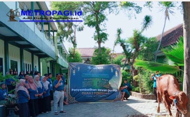 
 SMAN 2 Ponorogo Gelar Penyembelihan Qurban Lebih dari Ibadah, Sarana Bentuk Karakter dan Kepedulian Sosial