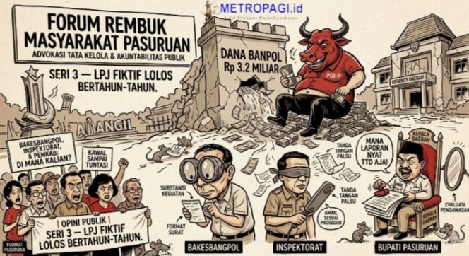 
 LPJ Fiktif Banpol di Pasuruan? Di Mana Pengawasan Pemerintah