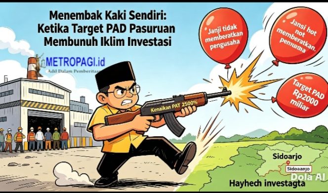 
 Menembak Kaki Sendiri, Ketika Target PAD Pasuruan Membunuh Iklim Investasi