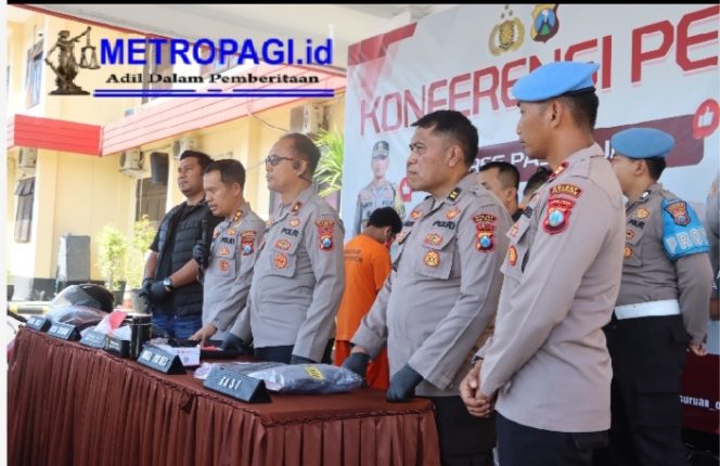 
 Polres Pasuruan Ungkap Tiga Kasus, Pelaku Jambret Maut hingga Penembakan Airsoft Gun di Prigen Berhasil Ditangkap