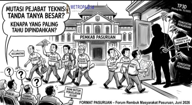 
 Mutasi Pejabat Teknis Pasuruan, Tanda Tanya Besar