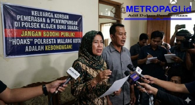 
 Disebut “Hoaks” oleh Polresta Malang Kota, Keluarga Korban Dugaan Pemerasan dan Penyimpangan Prosedur di Polsek Klojen Buka Suara: “Jangan Bodohi Publik”