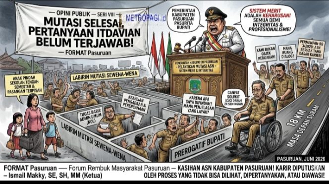 
 Mutasi Sudah Selesai, Pertanyaan Belum Terjawab, Mengapa ASN yang Terdampak Tidak Mendapat Penjelasan Yang Layak?
