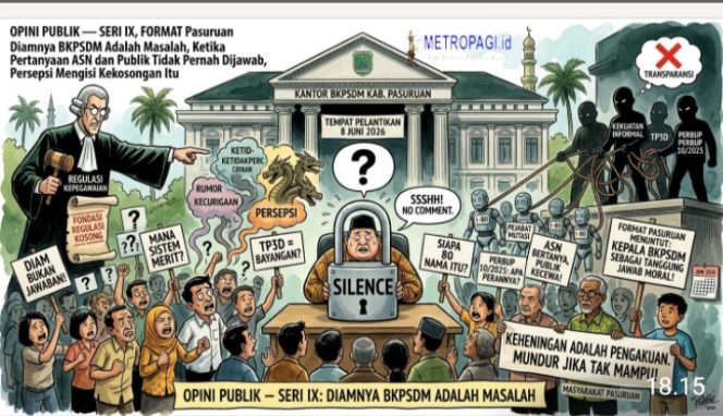 
 Diamnya BKPSDM Adalah Masalah Ketika Pertanyaan ASN dan Publik Tidak Terjawab