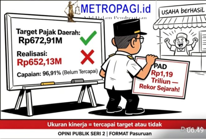 
 Target Pajak Daerah Kab. Pasuruan 2025 Tidak Tercapai, Mengapa Masih Diklaim Prestasi?