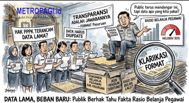 
 Benarkah Belanja Pegawai Kabupaten Pasuruan Melampaui 30 Persen?