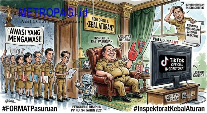 
 Apakah Inspektorat Kabupaten Pasuruan Kebal Aturan?