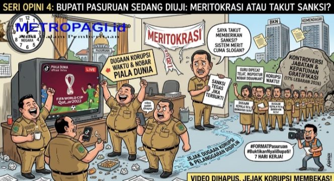 
 Video Nobar Dihapus, Jejak Dugaan Korupsi Waktu Tetap Membekas