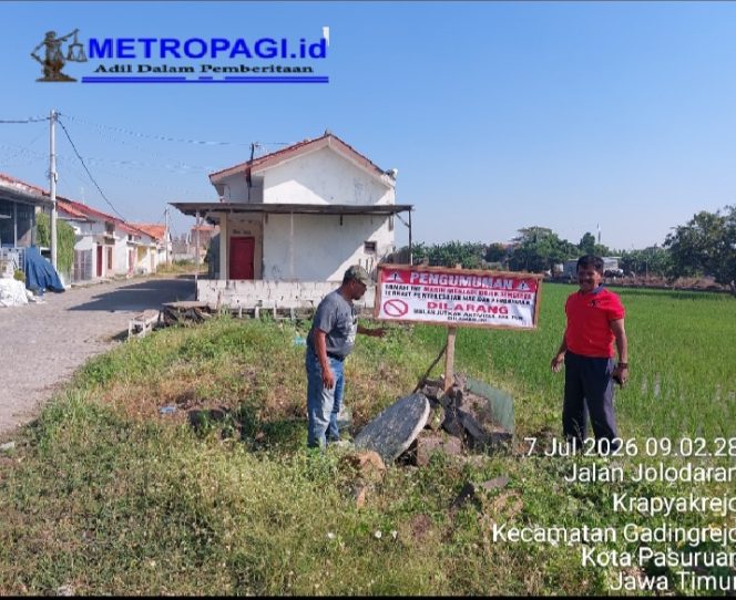 
 Jual Tanah untuk Perumahan, Warga Warungdowo Kehilangan Aset Akibat Tertipu Cek Kosong