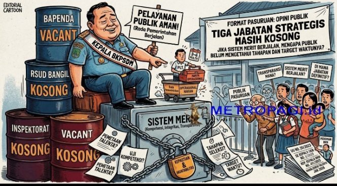 
 Tiga Jabatan Strategis Kosong, Jika Sistem Merit Berjalan, Mengapa Publik Belum Mengetahui Tahapan dan Target Waktunya?