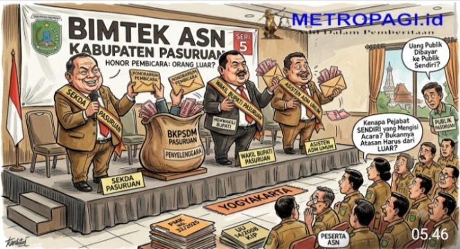 
 Tata Kelola dan Akuntabilitas ASN di Kab. Pasuruan Honor Pembicara untuk Pejabat Sendiri, Etika atau Sekadar Formalitas?