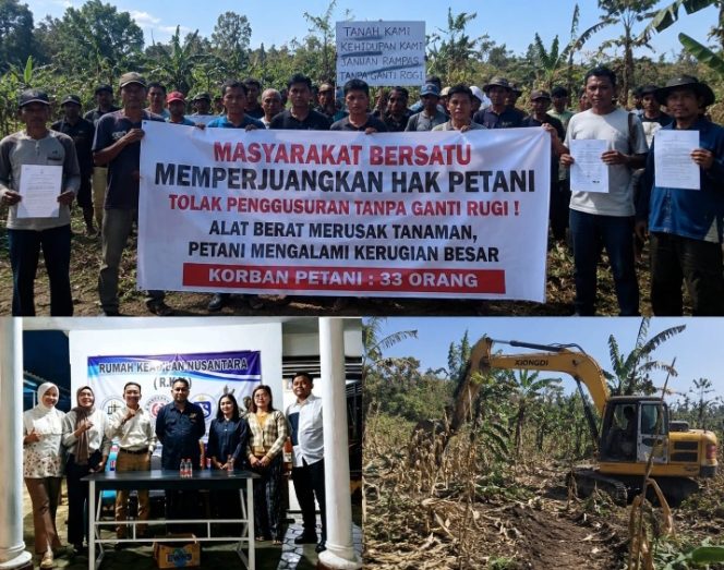 
 33 Petani Pagak Menjerit, Tanaman Diduga Digusur Ekskavator: “Pemerintah Ada untuk Siapa?”