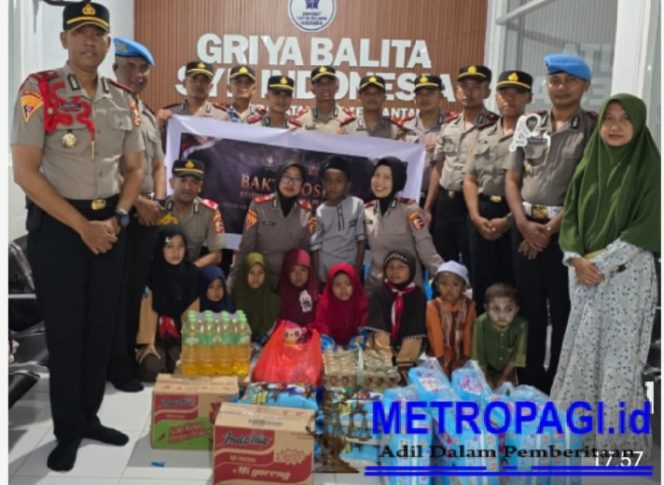 
 Resimen Parakrama Pradana Tebar Kepedulian di Panti Asuhan Griya Balita SYD, Peluk Hangat Balita Terlantar “POLRI Hadir Dengan Hati”