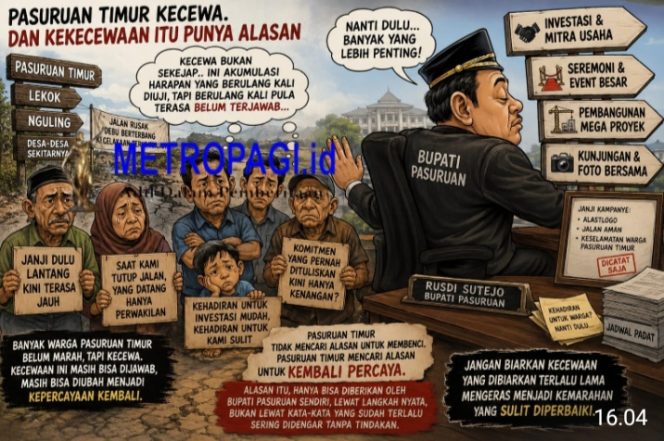 
 PASURUAN TIMUR KECEWA DAN KEKECEWAAN ITU PUNYA ALASAN