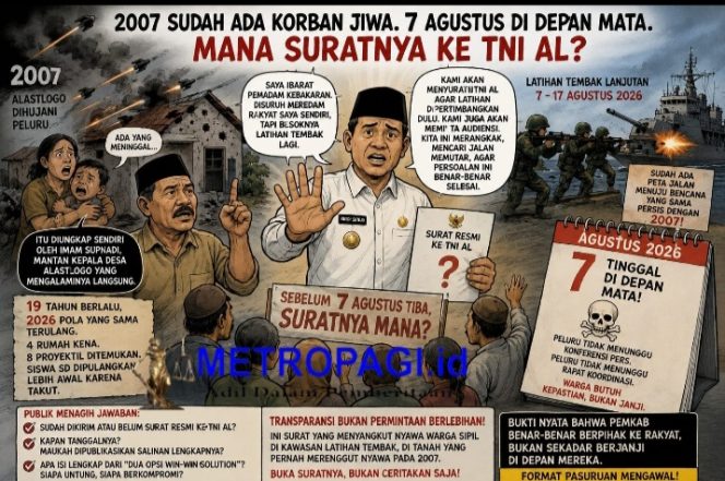 
 2007 Sudah Ada Korban Jiwa. 7 Agustus di Depan Mata. Mana Suratnya ke TNI AL?