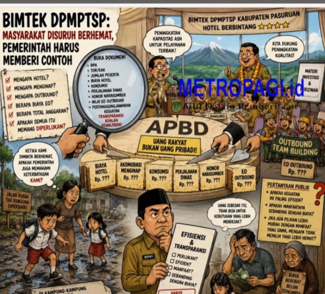 
 Bimtek DPMPTSP: Masyarakat Disuruh Berhemat, Pemerintah Harus Memberi Contoh