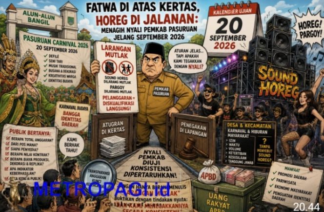 
 Fatwa di Atas Kertas, Horeg di Jalanan, Menagih Nyali Pemkab Pasuruan Jelang September 2026