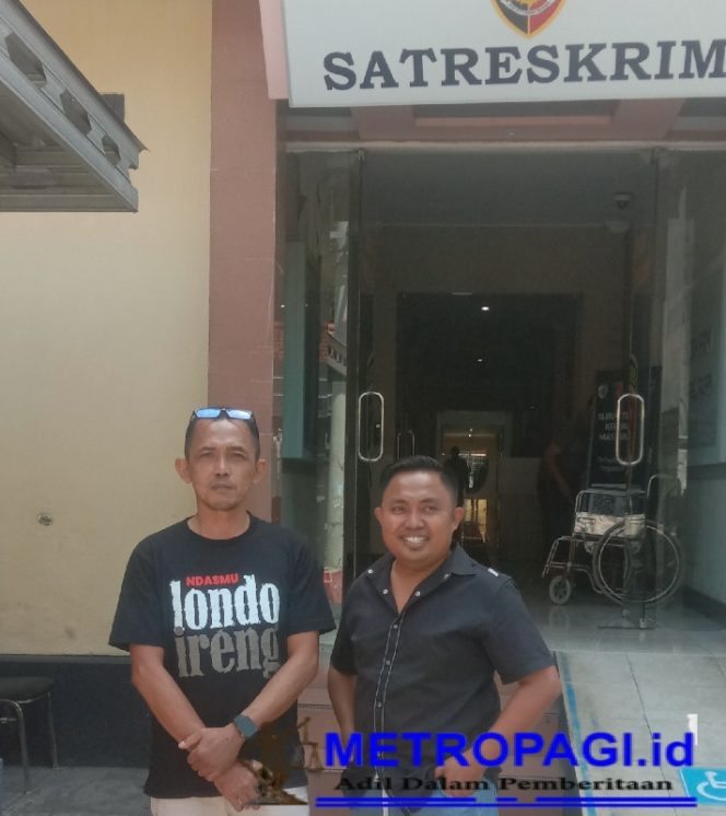 
 Pengusaha Properti Asal Bangil, Korban Penipuan Pembelian Tanah Senilai 350 Juta Datangi Polres Pasuruan