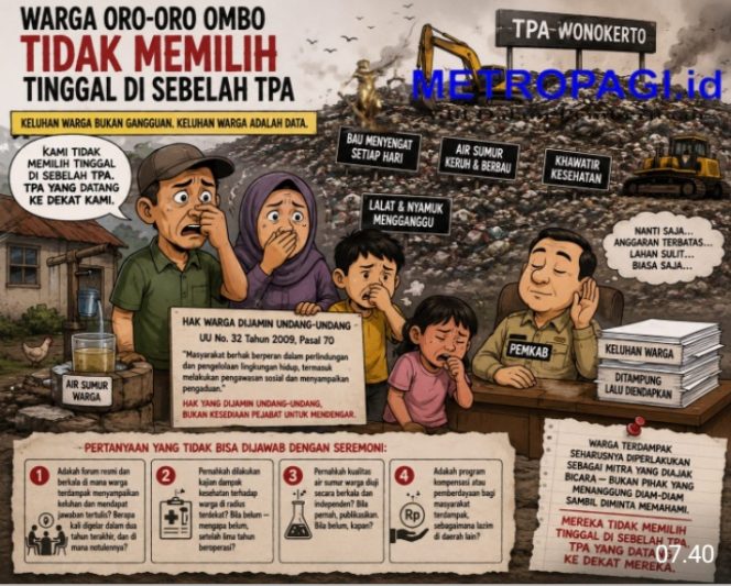 
 Kontroversi TPA Wonokerto, Warga Desa Oro-Oro Ombo Tidak Memilih Tinggal di Sebelah TPA