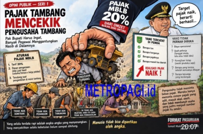 
 Pajak Tambang Mencekik Pengusaha, Pak Bupati Harus Ingat, Banyak Pegawai Menggantungkan Nasib Didalamnya