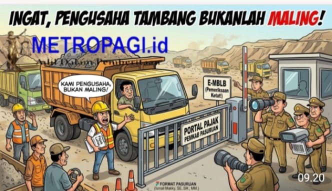 
 DIPASANG “PORTAL PAJAK”. PENGUSAHA TAMBANG MERASA DIPERLAKUKAN SEPERTI MALING?